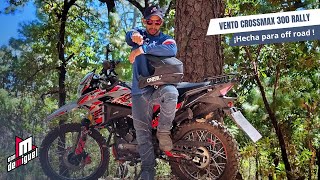 VENTO CROSSMAX 300 RALLY  ¿Vale la pena  Todos los detalles  reseña  ¡con doble radiador [upl. by Kcirred]