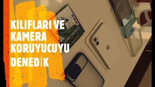 İPHONE 11 KILIFLARINI DENEDİK VE KAMERA KORUYUCU TAKTIK [upl. by Kutchins]