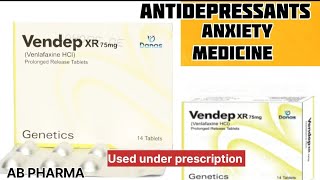 Vendep xR 75mg uses in Urdu  Antidepressant Drugs  venlafaxine uses in Urdu  Vendep medicine [upl. by Honorine]