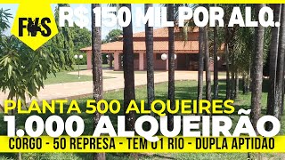 PLANTA 500 ALQ  FAZENDA ONDE ÁGUA É MATO A VENDA NO GOIÁS  DUPLA APTIDÃO  R 150 MIL POR ALQ [upl. by Idalia]