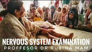 Nervous System examination by Professor Dr Rubina mam  Med flix [upl. by Ingvar]