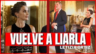 Letizia Ortiz VUELVE a DAR la NOTA en el PRIMER ACTO OFICIAL en París [upl. by Odama]