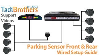 Backup Parking Sensor installation guide [upl. by Josh650]