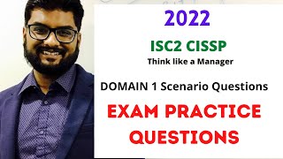 CISSP Domain 1 Practice Questions 2022 [upl. by Pilif]