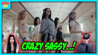 LE SSERAFIM 르세라핌 CRAZY OFFICIAL MV  REACTION  LYRICS EXPLAINED [upl. by Suki]