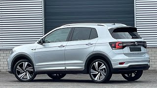 Volkswagen NEW TCross RLine 2023 in 4K Reflex Silver Metal 18 inch Nevada walk around amp Detail [upl. by Norda]