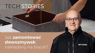 Jak zamontować zlew w blacie Montaż zlewozmywaka nakładanego na blacie  Tech Stories 4 [upl. by Cutcliffe]