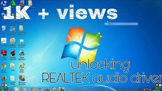 Unlock realtek R279 in windows7 32bit [upl. by Gay]