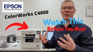 EPSON C4000 Colorworks Full Demo Overview Video [upl. by Eiramassenav518]