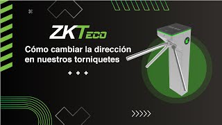 Cómo cambiar la dirección o permitir acceso libre en torniquetes ZKTeco [upl. by Keely]