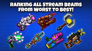 Ranking ALL Stream Beams from Worst to Best  Pixel Gun 3D [upl. by Rohclem]