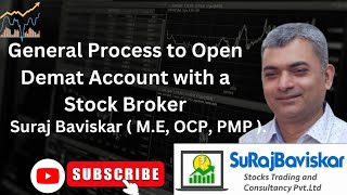 General Process to Open Demat Account with a Stock Broker  stockbroker stockmarket surajbaviskar [upl. by Asilana]