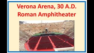 Verona Arena Roman Amphitheater in Piazza Bra First Century BC [upl. by Borer981]