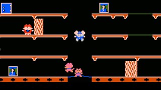 Mappy NES Retro Gameplay 1080p [upl. by Nivlak]