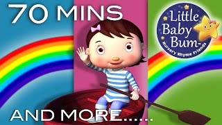 Row Row Row Your Boat  And More Nursery Rhymes  70 Minutes Compilation from LittleBabyBum [upl. by Nylram]