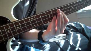 Radiohead myxomatosis bass lesson [upl. by Sorcim]