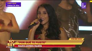 Imitadora de Maricarmen Marín canta Por qué te fuiste en Concierto de Yo Soy  2 julio del 2019 [upl. by Sylvia]