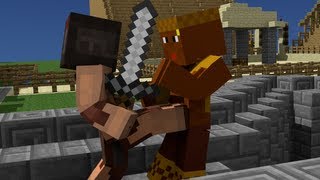 THIS IS SPARTA Minecraft 3D Animation [upl. by Teresita]