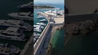 Antibes  Port Vauban  Drone 4K [upl. by Brittne]