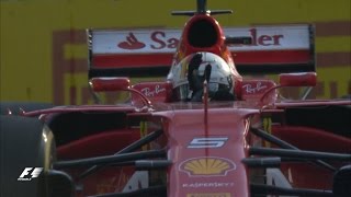 Vettel Wins 2017 Australian Grand Prix  Race Highlights [upl. by Annagroeg]