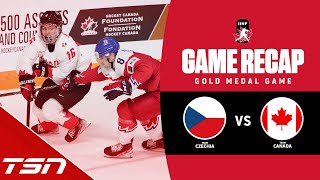 Czechia vs Canada  2023 World Juniors Highlights [upl. by Frey]