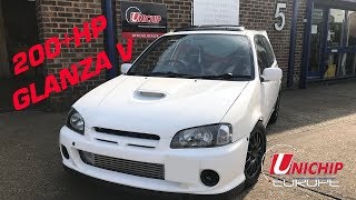 Toyota Starlet Glanza V EP91 on Unichip ECU [upl. by Cordeelia]