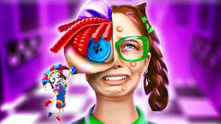 Pomni Doll helps Nerd to become Ragatha 🤡 The Amazing Digital Circus makeover hacks and gadgets [upl. by Stuart400]