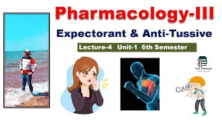 Expectorant amp Antitussive  Classification amp Pharmacology  L4 Chpter3 Unit1 PharmacologyIII 6th [upl. by Enilada413]