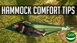 Hammock Comfort Top 7 Tips for Sleeping Comfortably in a Hammock [upl. by Lynden]