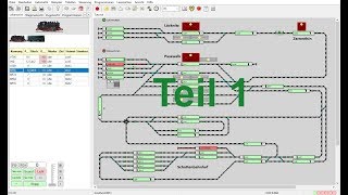 Rocrail Steuerung automatische Zug und Rangierfahrten Teil 1 [upl. by Leugimsiul430]