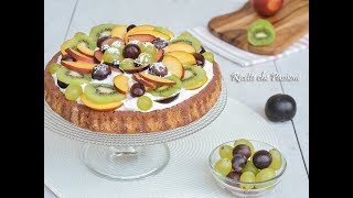 Crostata morbida di compleanno alla frutta  Ricette che Passione [upl. by Premer]