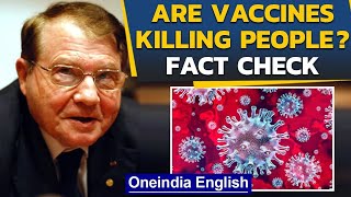 Nobel Laureate claims vaccinated people will die in 2 years Fact check  Oneindia News [upl. by Adlemy]