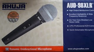 AHUJA MICROPHONE AUD 98XLR [upl. by Inaluahek]