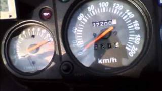 Ninja250R 0100 kmh acceleration [upl. by Nueoht]