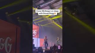 Snoop Dogg brings Conor McGregor onstage 🎵🎤 [upl. by Kerekes354]