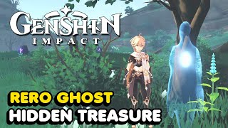 Genshin Impact  RERO GHOST Hidden Treasure Location Tsurumi Island [upl. by Borrell]