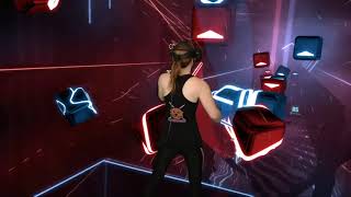 Beat Saber  Overkill by RIOT Expert  Mixed Reality [upl. by Munford]