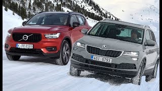 2018 Volvo XC40 vs Skoda Karoq [upl. by Llenil]