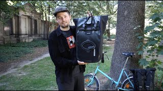 Transform an Ortlieb Velocity messenger backpack into 2 in 1 multifunctional bikebag [upl. by Risser]