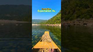 Dawki River Expectation Vs Reality dawki shorts expectationvsreality meghalaya dawkiriver trow [upl. by Aiken]