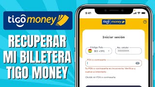 Cómo RECUPERAR Mi Billetera TIGO MONEY [upl. by Suilenrac853]