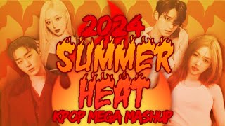 2024 Summer Heat 🔥  KPOP MEGA MASHUP 35 SONGS [upl. by Nylkcaj]