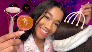 ASMR Girl Who’s Obsessed With You Invites You To a Sleepover 😴 Personal Attention ASMR [upl. by Nehpets]