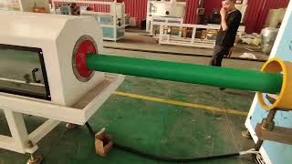 YongTe 90250mm PE pipe machine green pipe making machine [upl. by Abrahams]