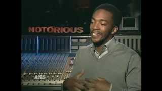 ANTHONY MACKIE ON TUPAC ROLE IN NOTORIOUS ANS INTERVIEW [upl. by Eiderf]