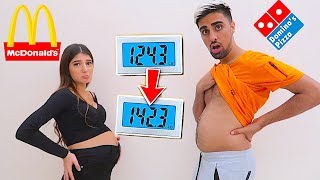 Who can GAIN the MOST WEIGHT in 24 Hours  Challenge [upl. by Eirrol]