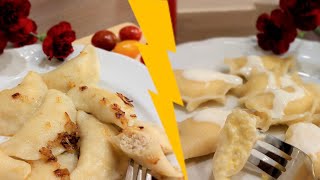 🥟Idealne ciasto na PIEROGI  2 farsze  pierogi na słodko i pierogi z mięsem z rosołu 🥟 [upl. by Esahc]