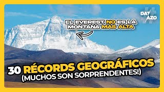 30 RECORDS GEOGRÁFICOS muchos sorprendentes • Datazo [upl. by Leirbag559]