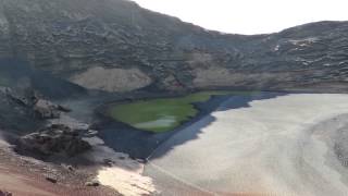 LANZAROTE El Golfo il lago Verde 2015 [upl. by Ummersen]