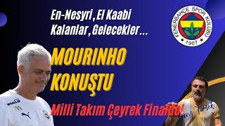 FENERBAHÇE SOHBETİ Jose Konuştu Kalanlar Gelecekler En Nesyri Kombine Fiyatları MİLLİ TAKIM [upl. by Ybab493]